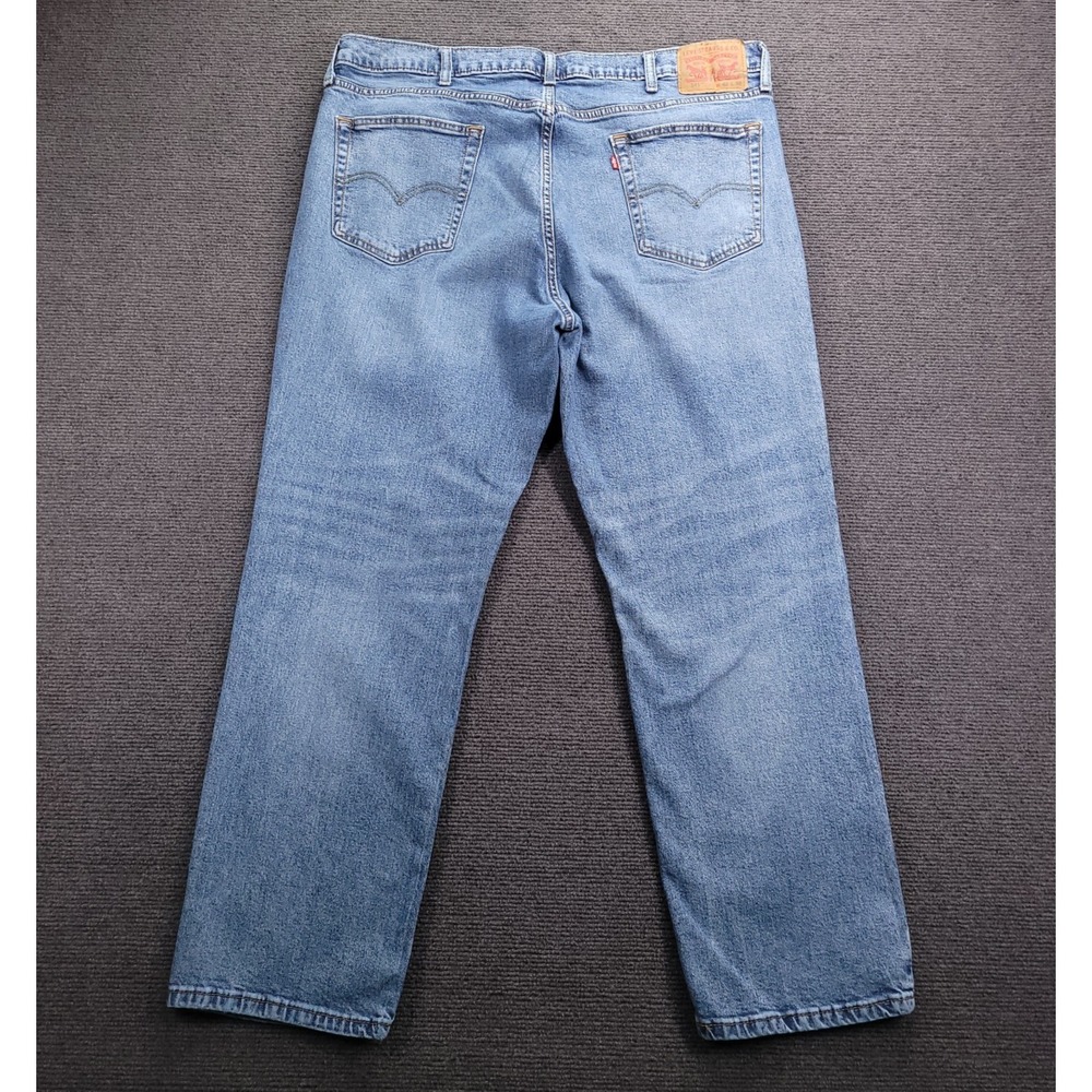LEVIS 541 Jeans Mens 40x29 (Tag 42x30) Athletic Taper Medium Wash Stretch‎ Denim